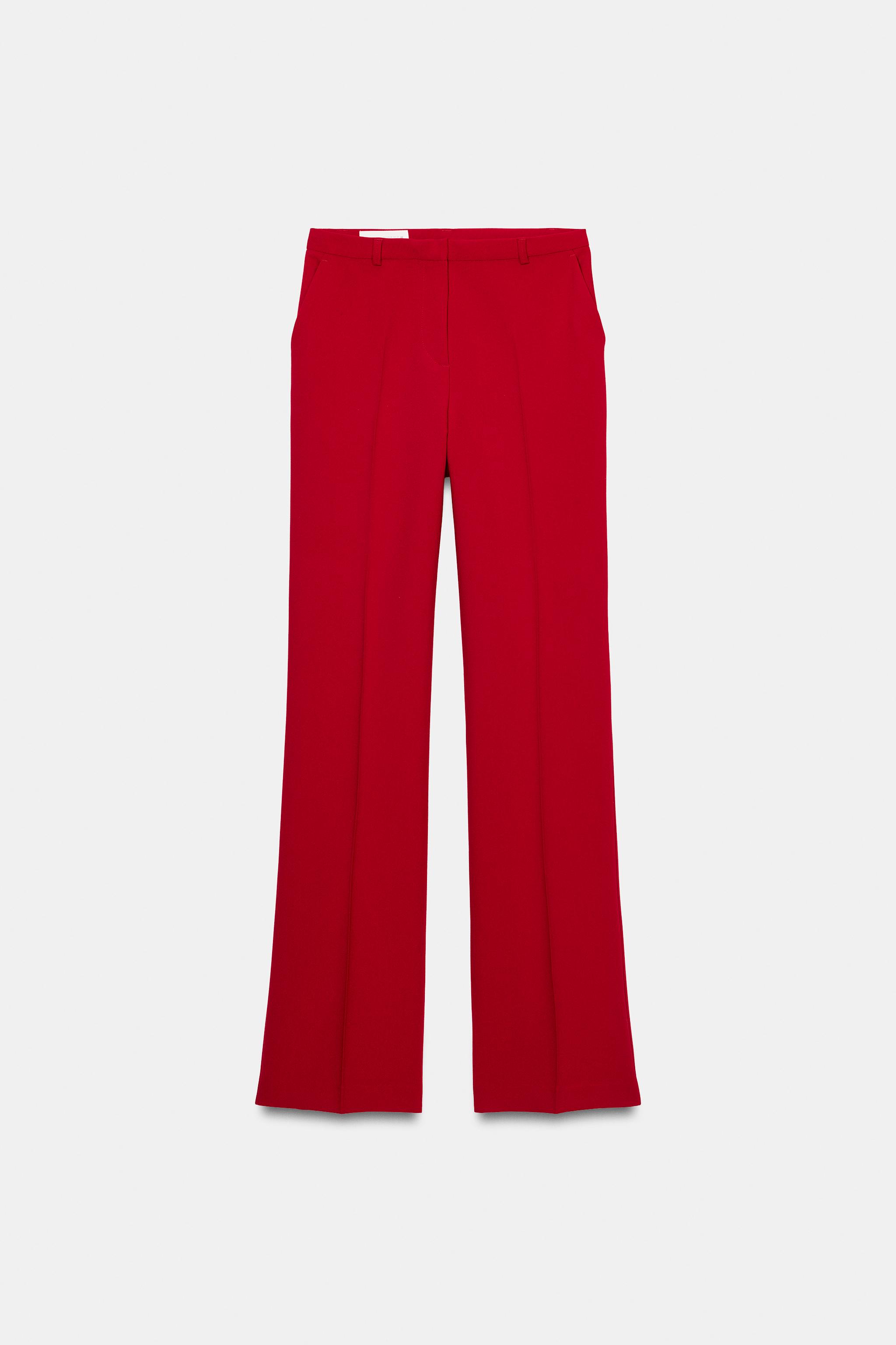 PANTALON DROIT TAILLE HAUTE